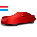 Housse rouge 2 poches rétroviseur + aileron arrière Porsche
