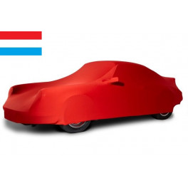 Housse rouge 2 poches rétroviseur + aileron arrière Porsche