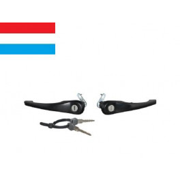Kit poign&eacute;es de porte noires + cl&eacute;s 911 & 964